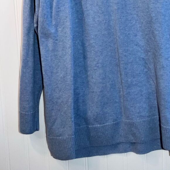 Jeanne Pierre Sweater Women’s XLarge Blue Crowl Neck Front Pockets Cabin Core - Picture 8 of 10